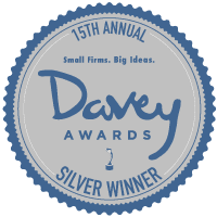 15th Annual Davey Awards Silver Winner - Small Firms. Big Ideas.