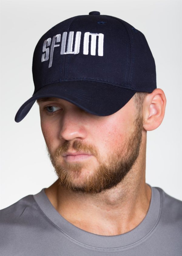 Unisex Navy Blue Baseball Cap - Image 2