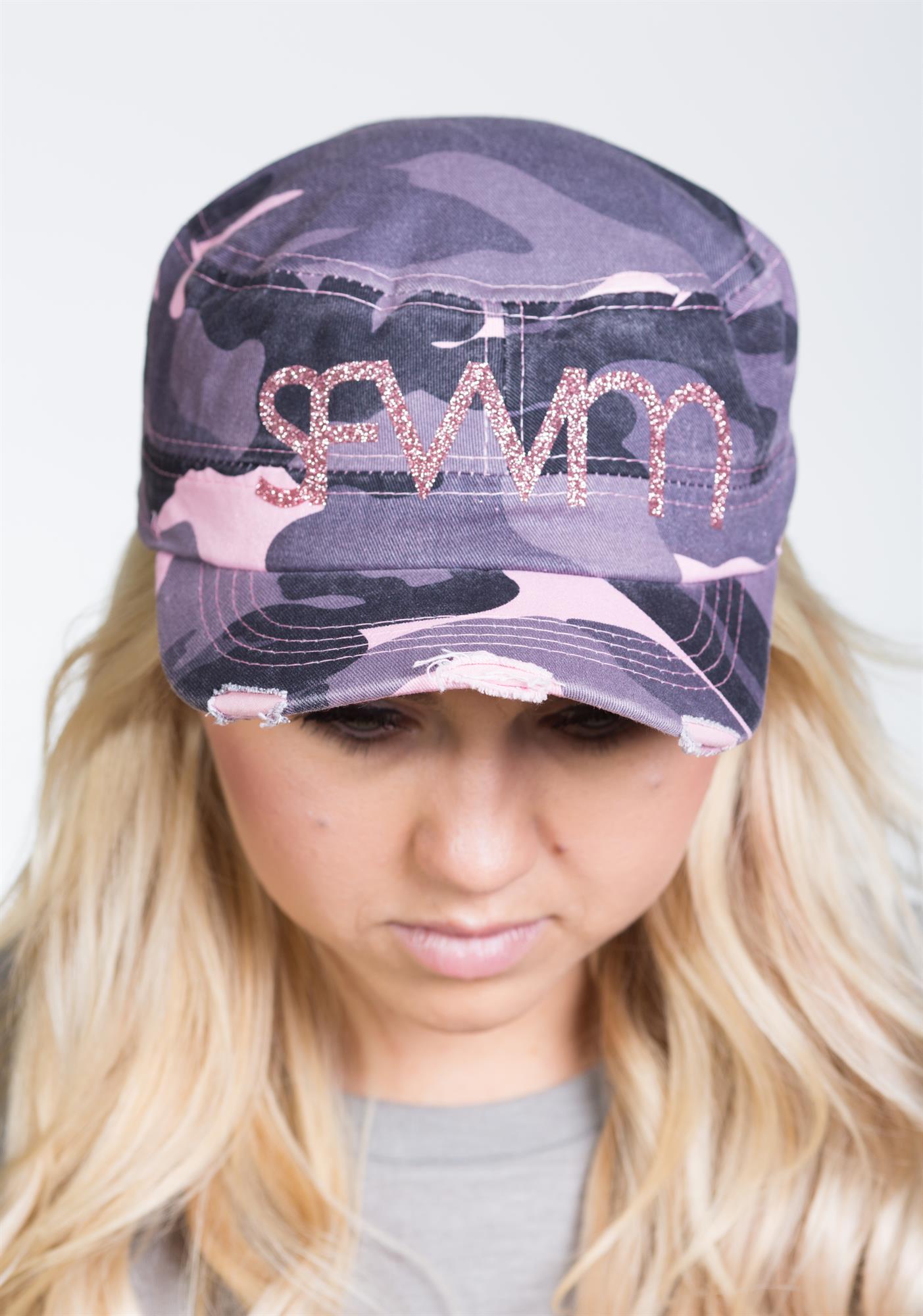 Women’s Military Style Short Brim Camouflauge Hat – Wonderfully Made