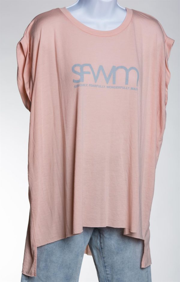KaLex Line Women's Flowy Tee with Rolled Cuffs - Image 11