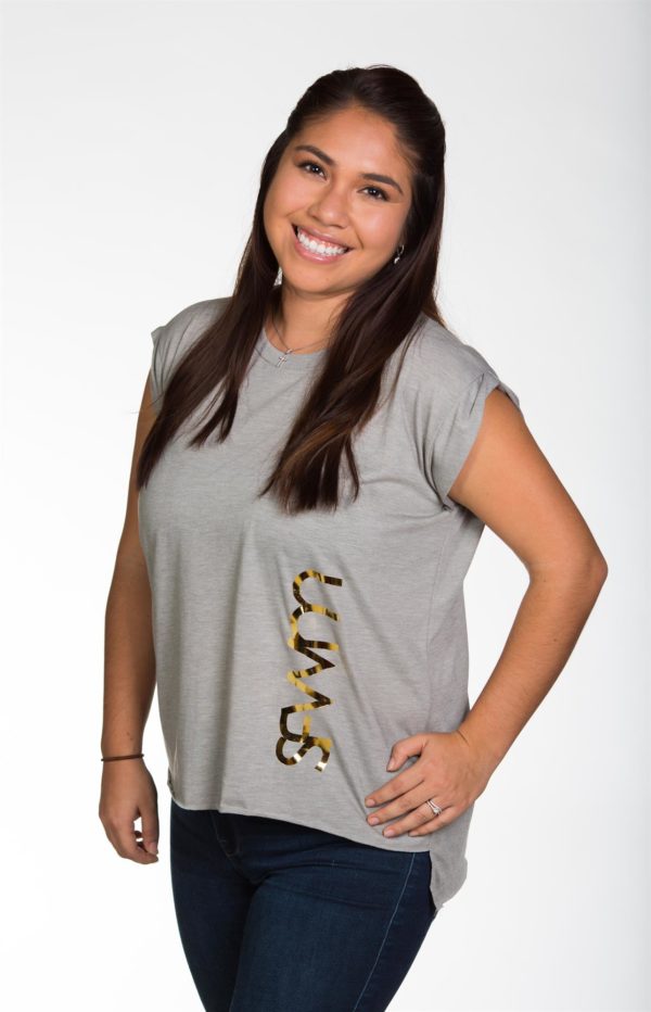 KaLex Line Women's Flowy Tee with Rolled Cuffs - Image 19