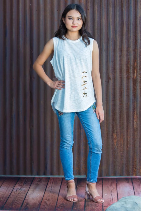 KaLex Line Women's Inside-Out Sleeveless Tee - Image 8