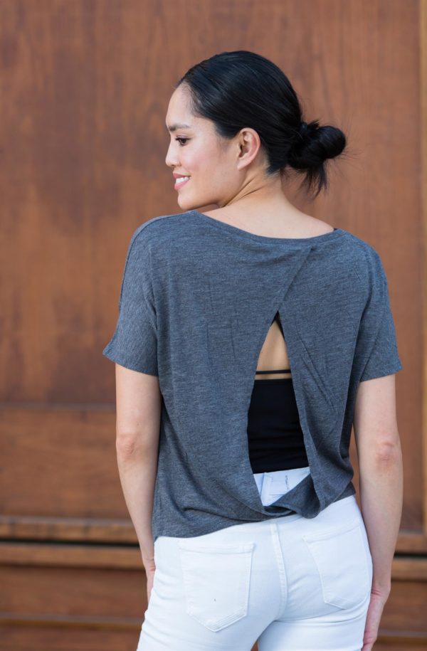 KaLex Line Women's Flowy Open Back Tee