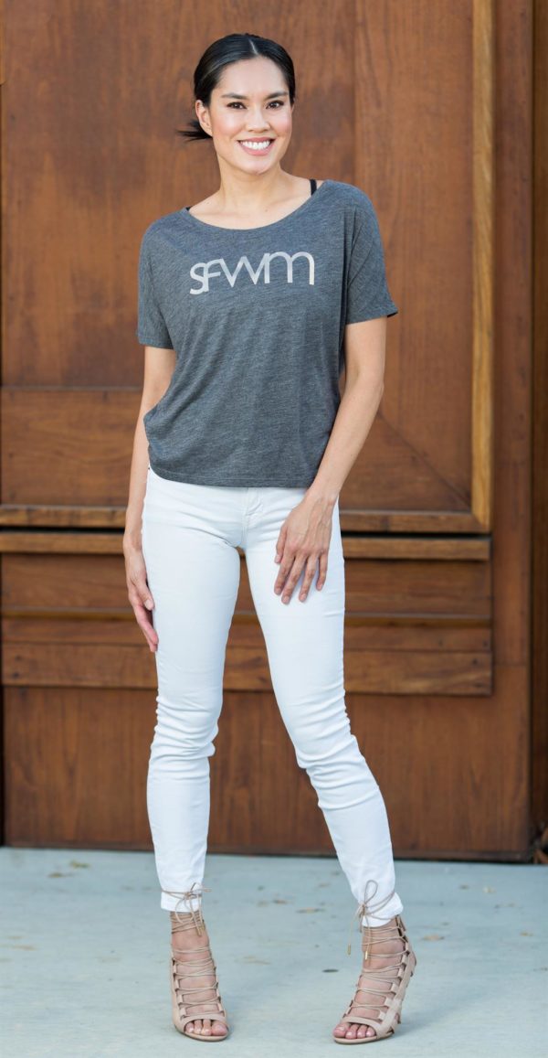 KaLex Line Women's Flowy Open Back Tee - Image 3