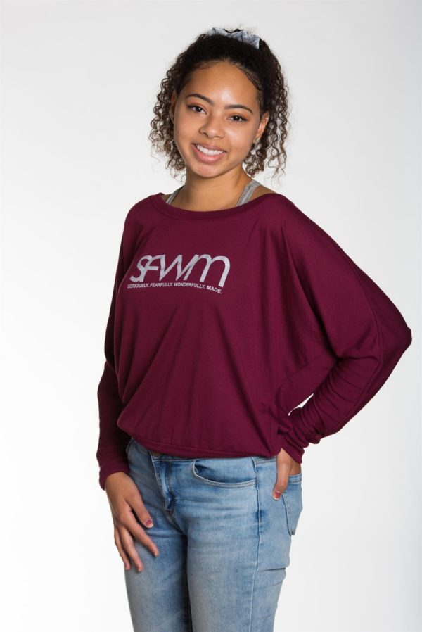 Flowy Long Sleeve Off-Shoulder Top - Image 15