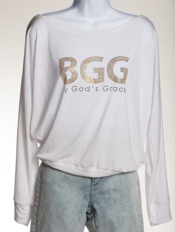 Flowy Long Sleeve Off-Shoulder Top - Image 4