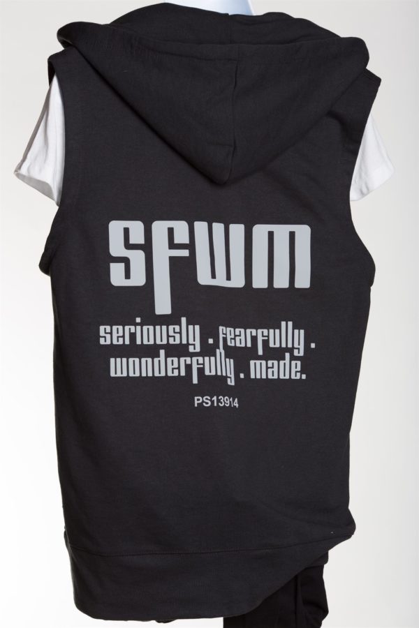 Unisex Sleeveless Warm-Up Sport French Terry Hoodie - Image 6