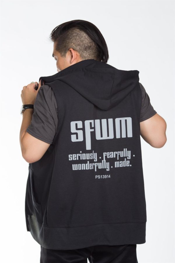 Unisex Sleeveless Warm-Up Sport French Terry Hoodie
