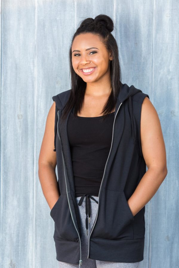 Unisex Sleeveless Warm-Up Sport French Terry Hoodie - Image 2