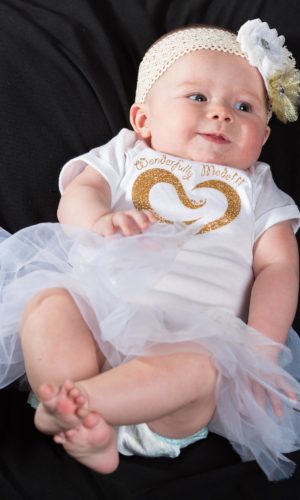 Lael Line Girl's Onesie